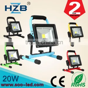 Low MOQ Can be Customized Emergency 20w Portable Led Flood Light Rechargeable 8hours Working Time From Fully Charged thumbnail-1
