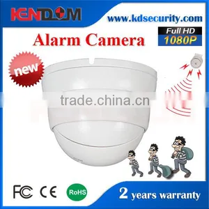 Kendom Brand Unique Alarm Dome Camera Metal Case 1080P AHD Vandalproof 2 Megapixel Dome Alarm Siren Camera IP thumbnail-3