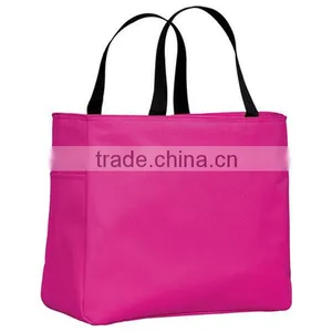 Webbing Handles 600D Polyester Canvas Shopping Tote Bag thumbnail-3