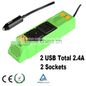 Most Popular 150W Car 12v 110v 220v Portable Inverter Power thumbnail-3