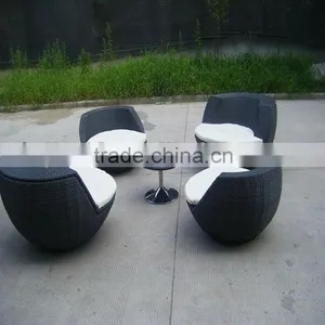 Garden Furniture Set Rattan Egg Chair thumbnail-1