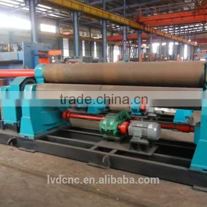 W11S 20*2500mm Steel Platel 3 Roller Hydraulic Universal Rolling Machine thumbnail-3