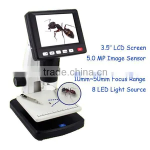 Simple Microscope With 3.5 Inches LCD Screen and 12M Pixels, CE, FCC, RoHs Certified thumbnail-1