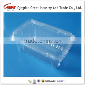 High Quality Disposible Plastic Food PET Tray/strawberry/blueberry Clamshell Tray Quality Choice thumbnail-3