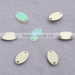 Silver Oval Confetti / Table Confetti / Party Confetti /sequin thumbnail-1