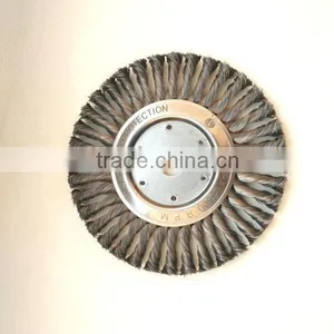 Twist Knot Wheel Brushes With Arbor Hole, Diameter 200mm or 8" thumbnail-1