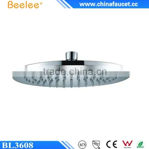 202mm Round Brass High Pressure Spray Water Saving Overhead Shower thumbnail-5