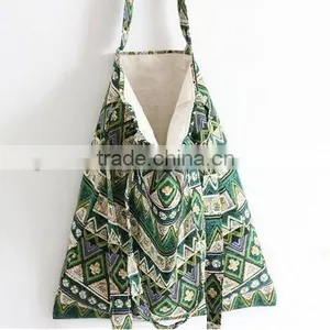 Tribal Canvas Backpack,Canvas Boho Bag, Aztec Totes, Tribal Totes thumbnail-5