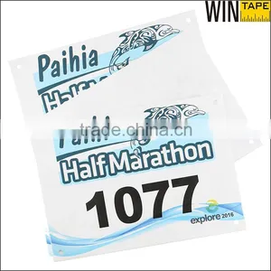 1-1000 Custom Logo For Running Event Printable Sport Tyvek Marathon Race Numbers Quality Choice thumbnail-1