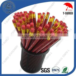 Office Stripe HB Lead Rubber Pencils In Bulk thumbnail-1