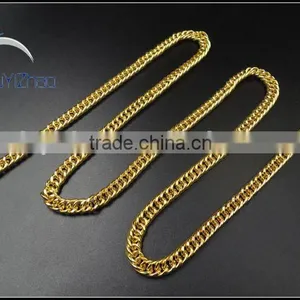 Latest Hip Hop Fashion Fake Gold Plated Brass Chains thumbnail-4