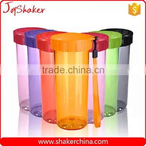 BPA Free Promotional Reusable Plastic Cup With Lids thumbnail-1