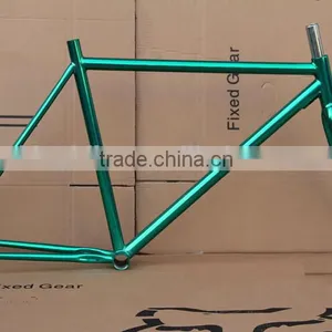 High Speed 20" Mini Velo Frame Chrome Fixie Mini Bike Cheap China Fixed Bike Frames thumbnail-3