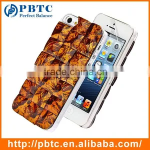 Set Screen Protector And Case For Iphone 5 , Hard Plastic Blue Bling Diamond 3D Crystal Case thumbnail-6