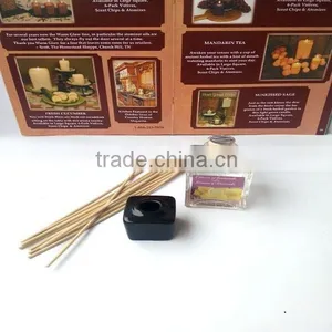 New Design Glass Bottle Aroma Scented Reed Diffuser With Rattan Sticks For Home Decoration thumbnail-3