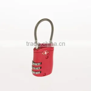 Popular Style Cheap Price Cable TSA Lock For Luggage thumbnail-4