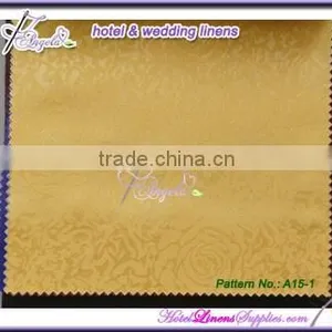 Dia-126"(320cm) Rose Pattern Polyester Jacquard Tablecloths for Table Decorations-Jacquard Pattern No. A15-1,2,3,4 thumbnail-1