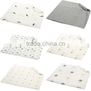 Hot Sale Muslin Swaddle Custom Printed Blankets thumbnail-1