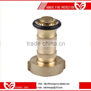 HY002-005A-00 Jet Spray Fire Hose Nozzle;brass Fire Hose Nozzle;NST Nozzle thumbnail-1