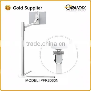 New Arrival Aluminum Movable Floor Standing Tablet Stand thumbnail-2