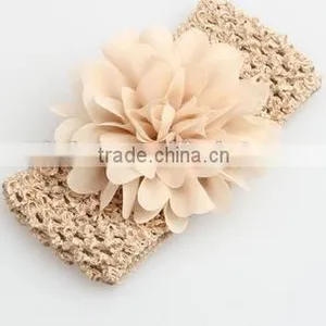 Cute Baby Handmade Flower Headband Infant Elastic Hair Band Gifts Accessory thumbnail-3