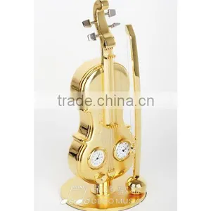 1/6 Size Gold Plated Music Instrument Shaped Model Violin thumbnail-1