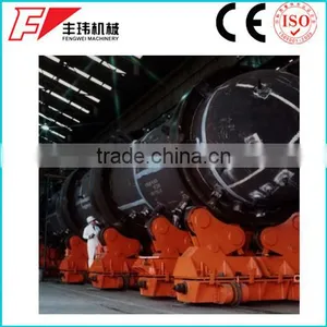 150T Self-alignment Welding Roller Rotator in Use thumbnail-1