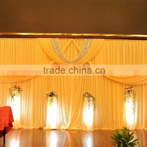 How to Make a Pipe and Drape Backdrop How to Drape a Room thumbnail-1