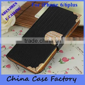 High Quality Crocodile Pattern Flip Leather Case With Card Slots For IPhone 6s thumbnail-2
