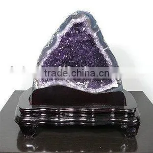 Natural Rock Amethyst Geode thumbnail-1