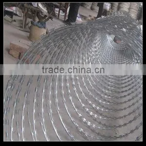 Concertina Cross Type Razor Tape Wire (10 Years Factory) thumbnail-1