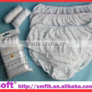 Maternity Disposable Printing Cotton Underwear With 5pcs/pkg thumbnail-1