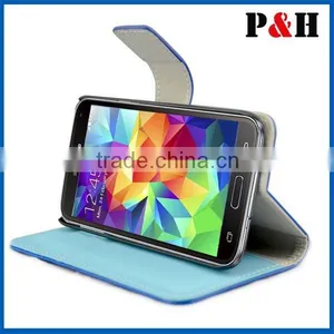 Luxury Retro PU Leather Flip Case For Samsung Galaxy S5 Cellphone Sleeve Wallet Stand Card Holder Cover For Galaxy S5 thumbnail-4