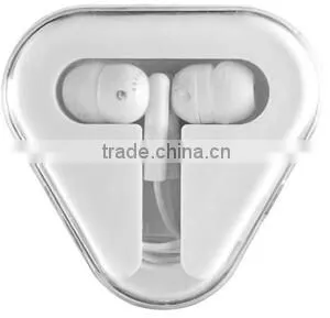 Custom Logo Earphones/for Cheap Disposable Airline Train Bus/ Travel Earphone in Plastic Box thumbnail-2