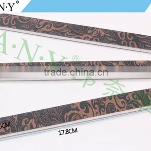 Nail Art Shaping and Polishing Black and Golden Emery Board 100/180 Grit Nail File Quality Choice thumbnail-3