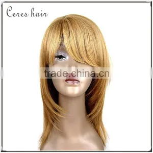 27F/30 Color Can be Changed Factory Wholesale Brazilian Natural Hair Wigs thumbnail-1