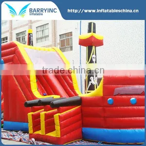 Kids Inflatable Pirate Ship 0.55mm PVC Inflatable Pirate Ship , Pirate Ship Toy thumbnail-1