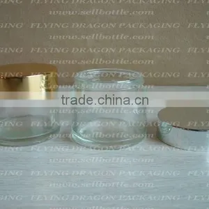 Clear Cream Glass Jar With Lid, Cosmetic Jar, Cosmetic Glass Jar thumbnail-1