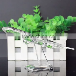 Crystal Glass Plane Model Toy thumbnail-4
