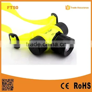 18650 Lithium Battery Rechargeable Diving Headlamp thumbnail-1