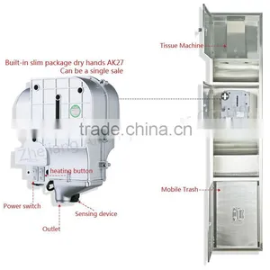 Recessed High Speed Hand Dryer Restroom Equipment thumbnail-2