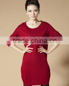 Long Style Casual Wool Sweater Design for Women thumbnail-1