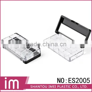 10 Color Transparent Rectangular Eyeshadow Case thumbnail-1