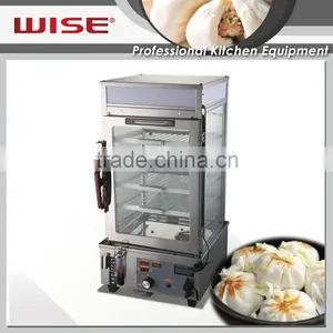 WISE Countertop Square Chinese Food Display Steamer Mechanical Type As Catering Equipment thumbnail-1