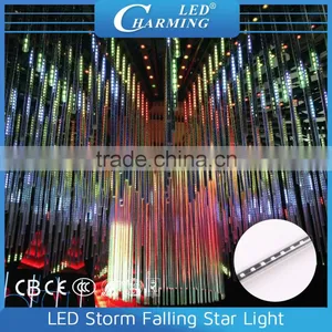 RGB LED Bright Falling Star LED Christmas Tube Lights For Hotel thumbnail-6