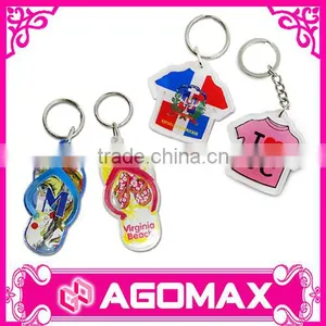 Top Quality Novelty Gift Durable Printed Acrylic Keychain thumbnail-6