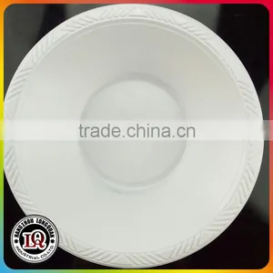 7 Inch White Disposable Round Plastic Bowl thumbnail-1