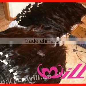 100% Virgin Hair Bulk Chinese Remy Virgin Hair Extension Hair Bulk thumbnail-1