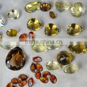 Tear Shaped Faceted Citrine Crytal Beads Crystal Pendulum Jewelry thumbnail-1