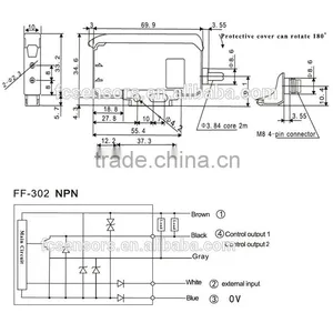 Made in China 5 Wires FF-302 Dual Output Digital Power Amplifiers Professional Supplier thumbnail-3